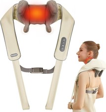 Cordless Neck Massager with Heat, Electric Neck Shoulder Massager with Heat, ...