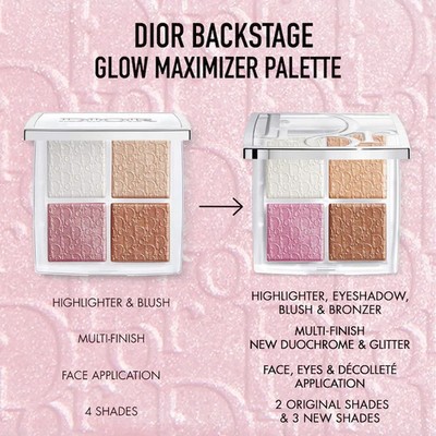 DIOR Backstage Glow Maximizer Face Palette, 002 Frosted Opal Glow