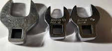 Snap On Open End Crows Foot Crowsfoot Lot Of 3 Sae 34 12 916
