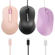 Mice Wired USB Wired Mice Plug-And-Play Silent Anti-Slip Ergonomic