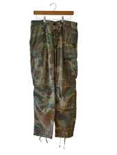 Vintage Woodland Camo Military Trousers 33x32 Men  s Pants Army Cargo