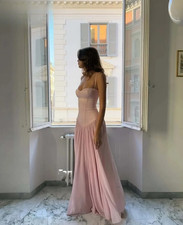 Elegant Spaghetti Strap Evening Dresses Formal Sleeveless Prom Gowns Mermaid New