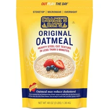 Coach's Oats Whole Grain Oatmeal, 3 Pound 48 Ounce (Pack of 1) 