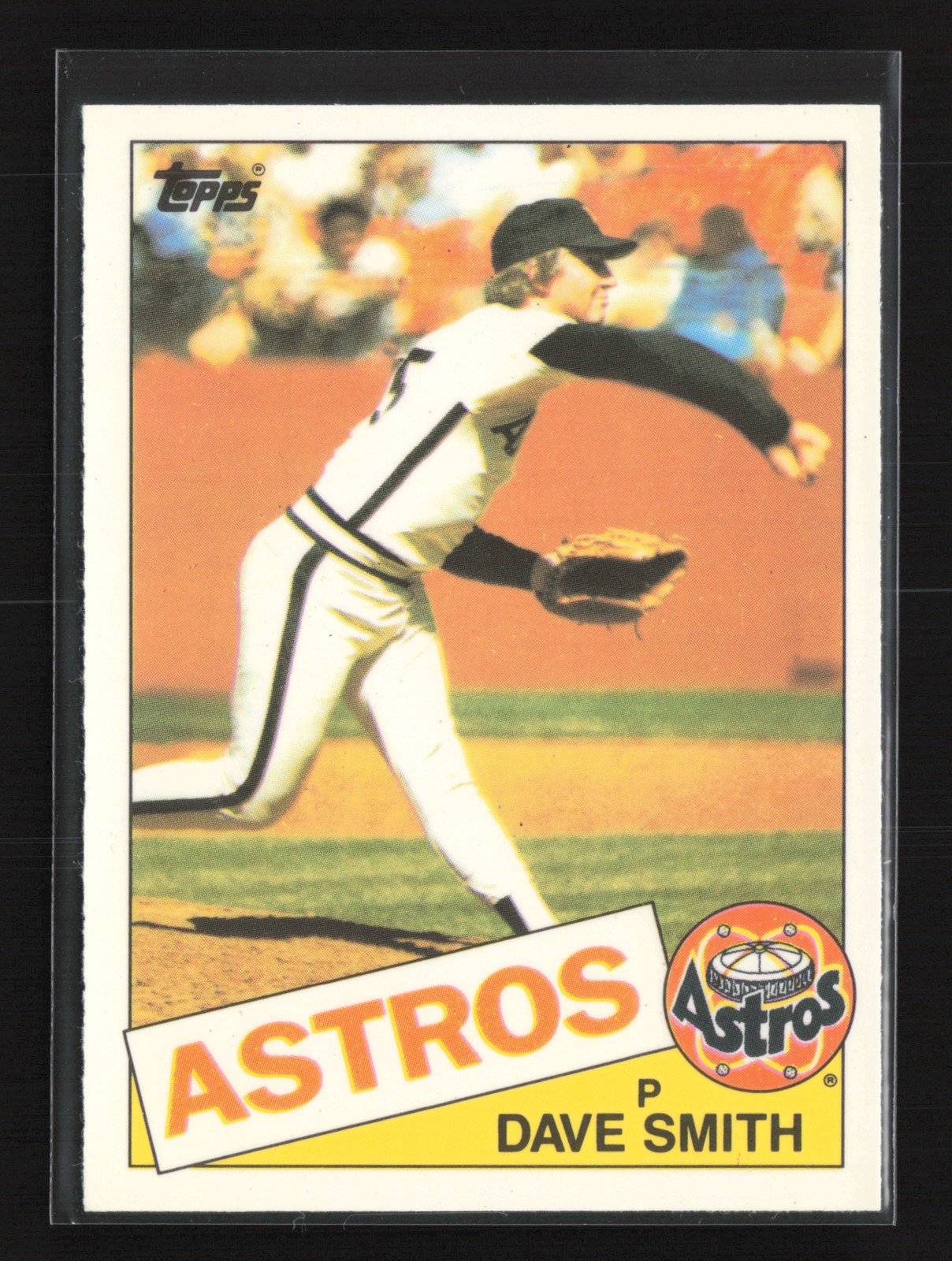 1985 Topps #123 Dave Smith Collector's Edition (Tiffany) Houston Astros