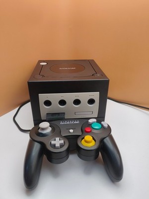 Nintendo GameCube Konsole (schwarz) - restauriert & komplett getestet mit Memory Card