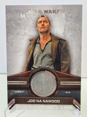 Topps 2025 Star Wars Masterwork / Skeleton Relic SCR-10 Jod Na Nawood