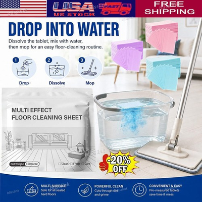 #ad #ad 100PCS Multi surface Floor Cleaning Tablets Multiple Effect the floors Clean US $12.99