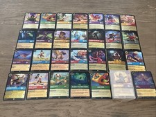 Disney Lorcana Mixed English Foil Lot Of 26 Cards  2 Sealed Decks - Elsa, Bruno
