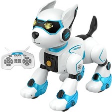 Smart Robots Dog Toy for , Programmable Interactive RC Robotic Pets with Voic...