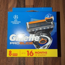 Gillette Proglide XL Blades 8 Pack Cartridges 100% BRAND NEW ORIGINAL