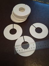 19Pcs Clothing Closet Dividers White 3.5" Round - Blank for DIY Labeling
