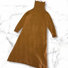 USED EXCELLENT CONDITION CHRISTIAN DIOR CASHMERE TURTLENECK DRESS GOOD