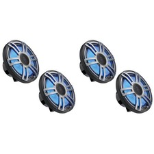 Hertz Marine 2 Pair  HMX 8 S-LD-G - 8" 4-Ohm Coaxial Marine Speakers with R...