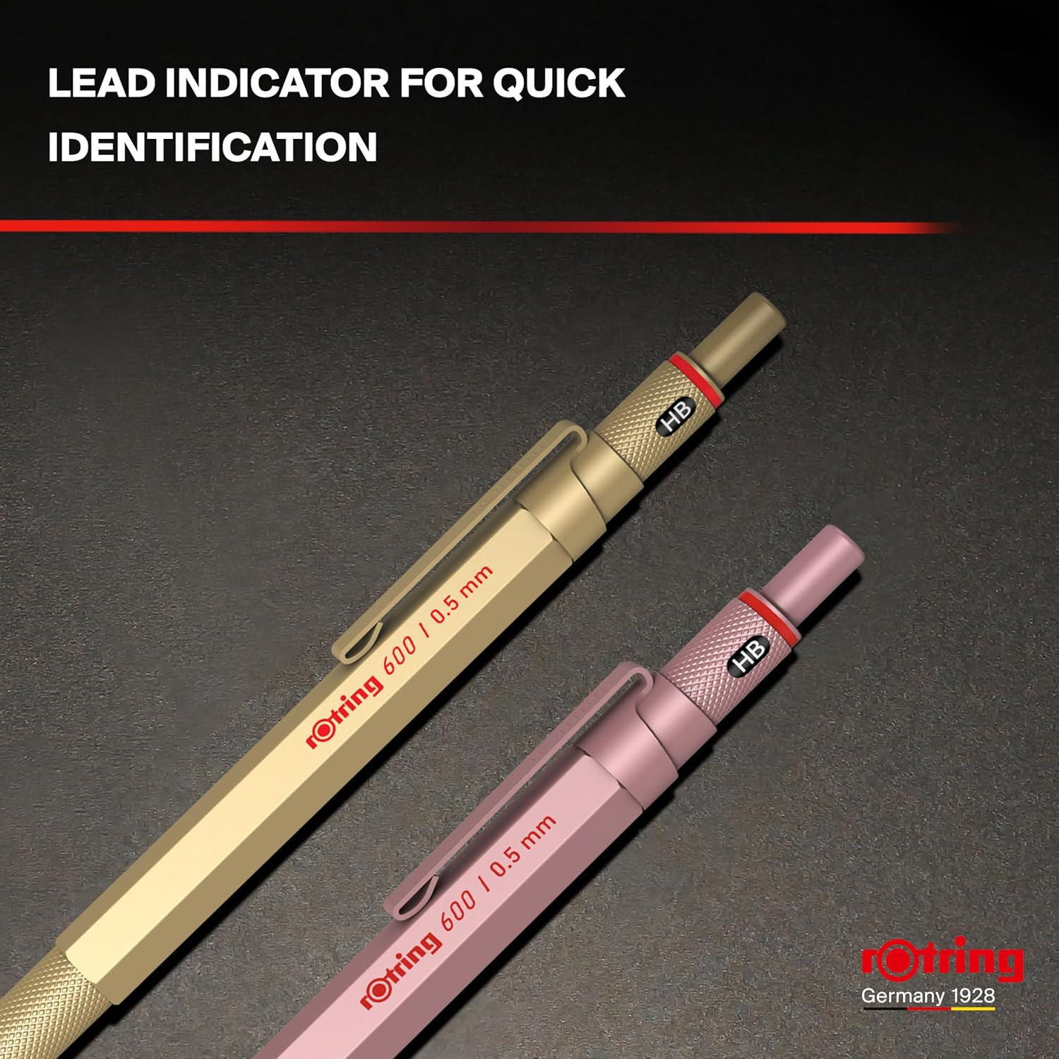 ROTTLING Mechanical Pencil Rose Gold 600 2158794 0.5 mm Mechanical Pencil