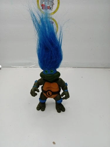 Vintage 1992 TMNT Turtle Troll Leonardo Action  Figure  Playmates