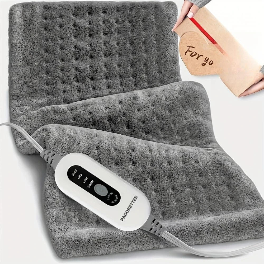 For Pain Relief, 12x24" Electric Heat Pad With Auto Shut Off