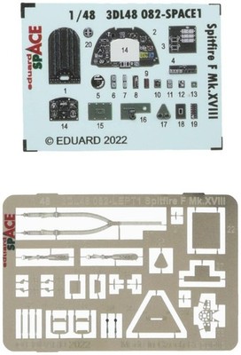 Eduard 1/48 Space Supermarine Spitfire F Mk.18 Interior 3D Decal And Etching Par