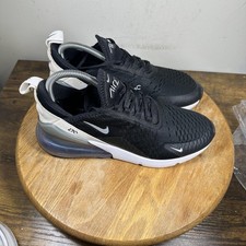 Nike Air Max 270 Shoes Womens Size 8.5 Black White Running Sneakers DZ7736-002