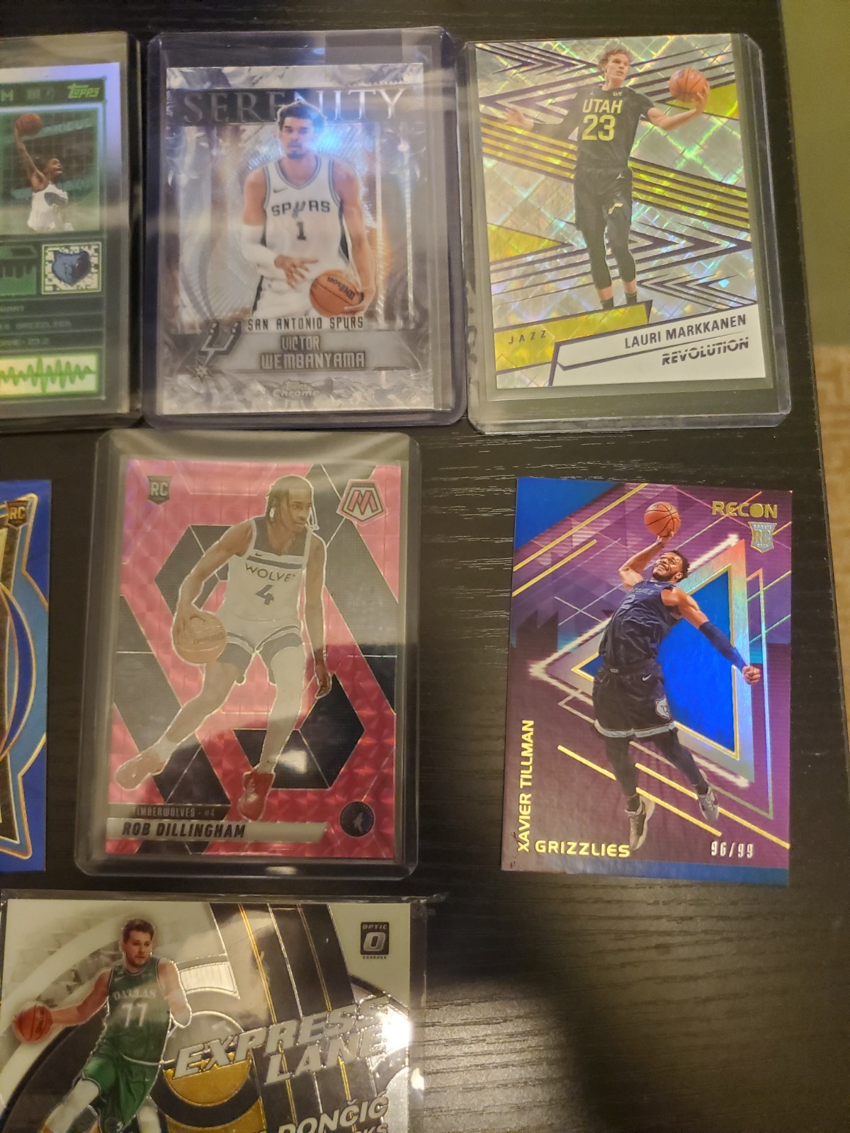 Nba low numbered auto patch lot Viktor wembanyama topps scottie barnes jokic view 5
