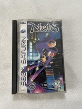 Nights into Dreams Sega Saturn Game with Case Manual Flaws