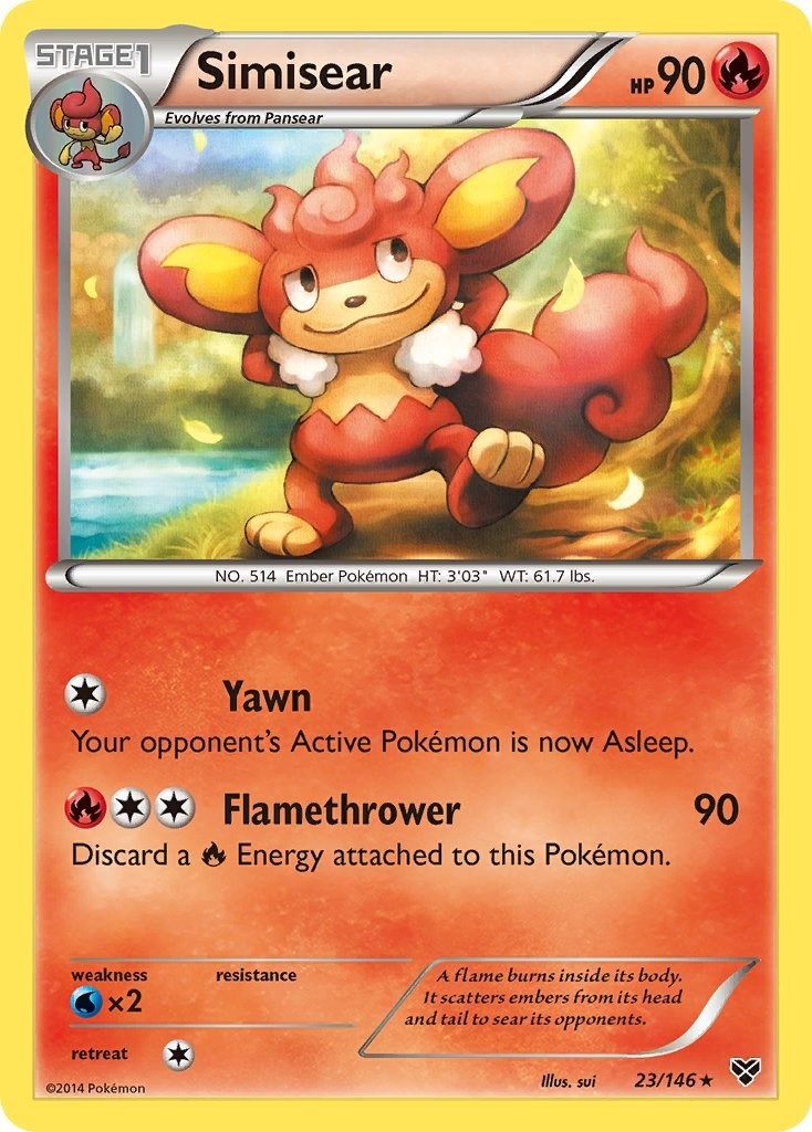 MP - Simisear XY - 23/146 XY Base Set