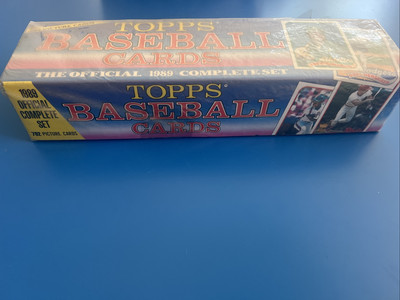 1989 Official Topps Baseball Cards Complete Set of 792 Cards In Wrapper