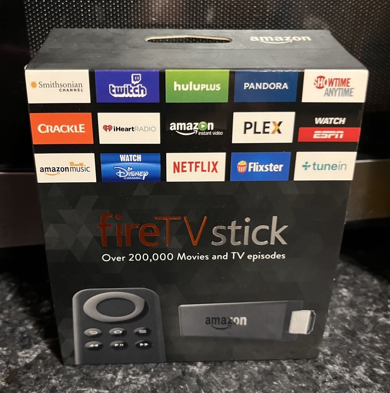 Amazon Fire TV Stick (Model: W87CUN) Media Streamer - Black w/ Remote No charger