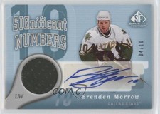 2005-06 SP Game Used Edition Significant Numbers 4/10 Brenden Morrow Auto 0uj7