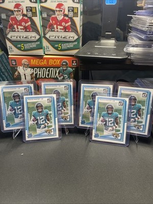 Travis Hunter 2025 Donruss Rated Rookie RC Lot of (6) Jaguars