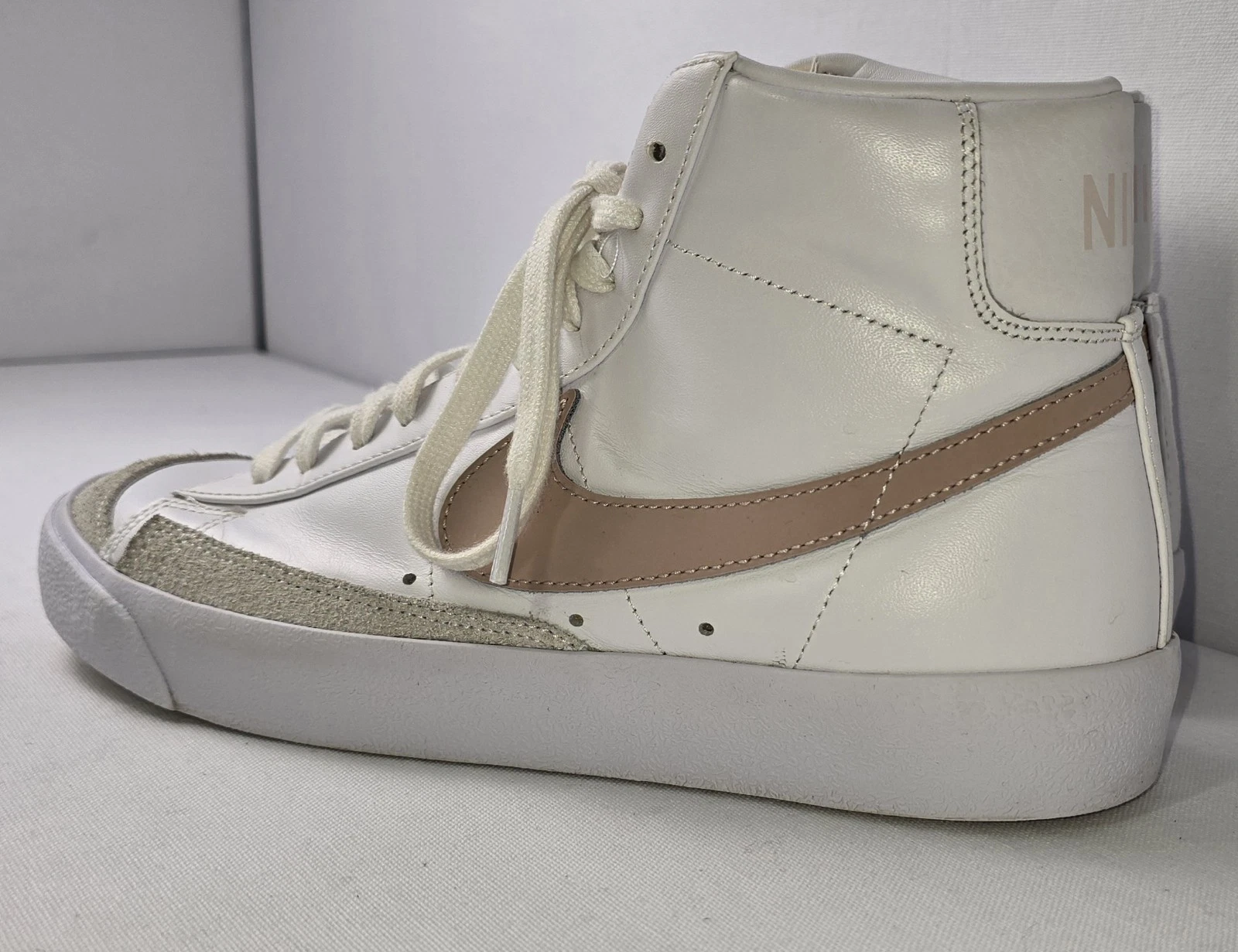 Nike Blazer Mid 77 Vintage Bianco Rosa Oxford Donna Taglia 11