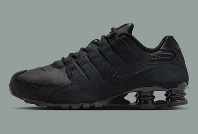 Nike Shox NZ Triple Black 378341-001 sz 9 Men's | eBay