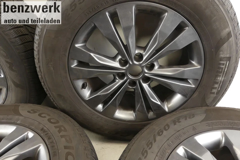 Mercedes W470 X-Klasse 4x Alufelge 7,5x18 mit Winterreifen 255/60R18 4704015600 - Bild 4 von 4