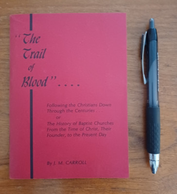 THE TRAIL OF BLOOD By J.M,Carroll 52p Booklet With Foldout Trail Chart 1979 NEW