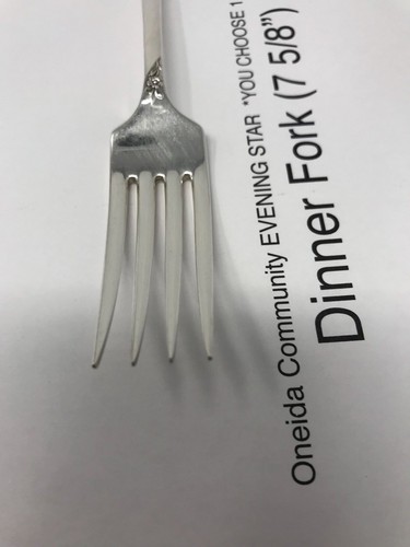 Oneida EVENING STAR Silverware CHOICE Silver Plate Flatware Community (#17-2393) - Picture 13 of 174