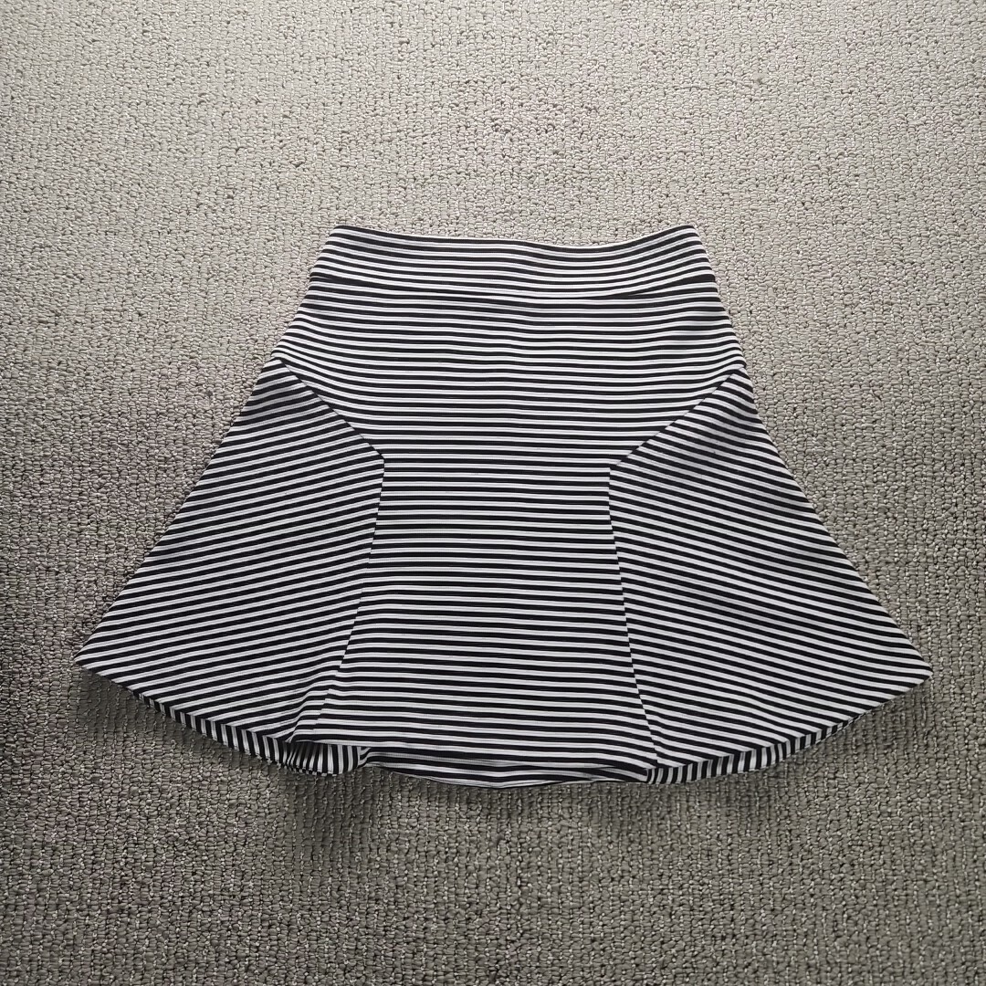 Otrain Black And White Striped Blouse Forever 21 Myntra Forever 21