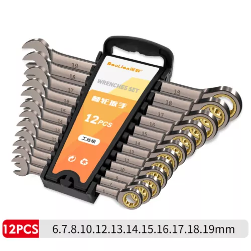 6mm - 32mm Ratschen-Ringmaulschlüssel Ratschenschlüssel Knarrenschlüssel SW - Bild 57 von 58