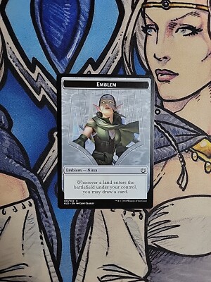 1x Nissa Emblem - LP KLD Kaladesh MTG Magic the Gathering