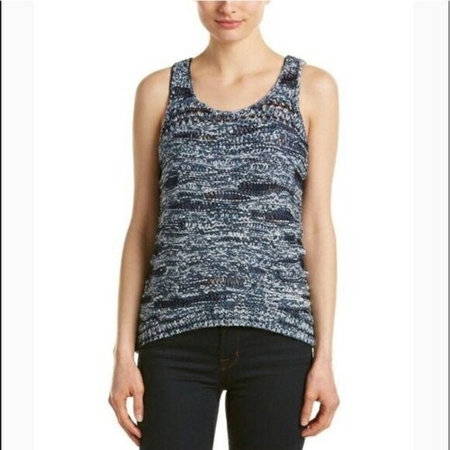 Ramy Brook Tops | Ramy Brook Avery Sleeveless Open Knit Tank Top | Color: Blue | Size: Xs | Pm-69362571's Closet