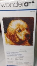 Wonderart Latch Hook Kit Cute Puppy Love  426132 WW819356 12"x12" Made In USA