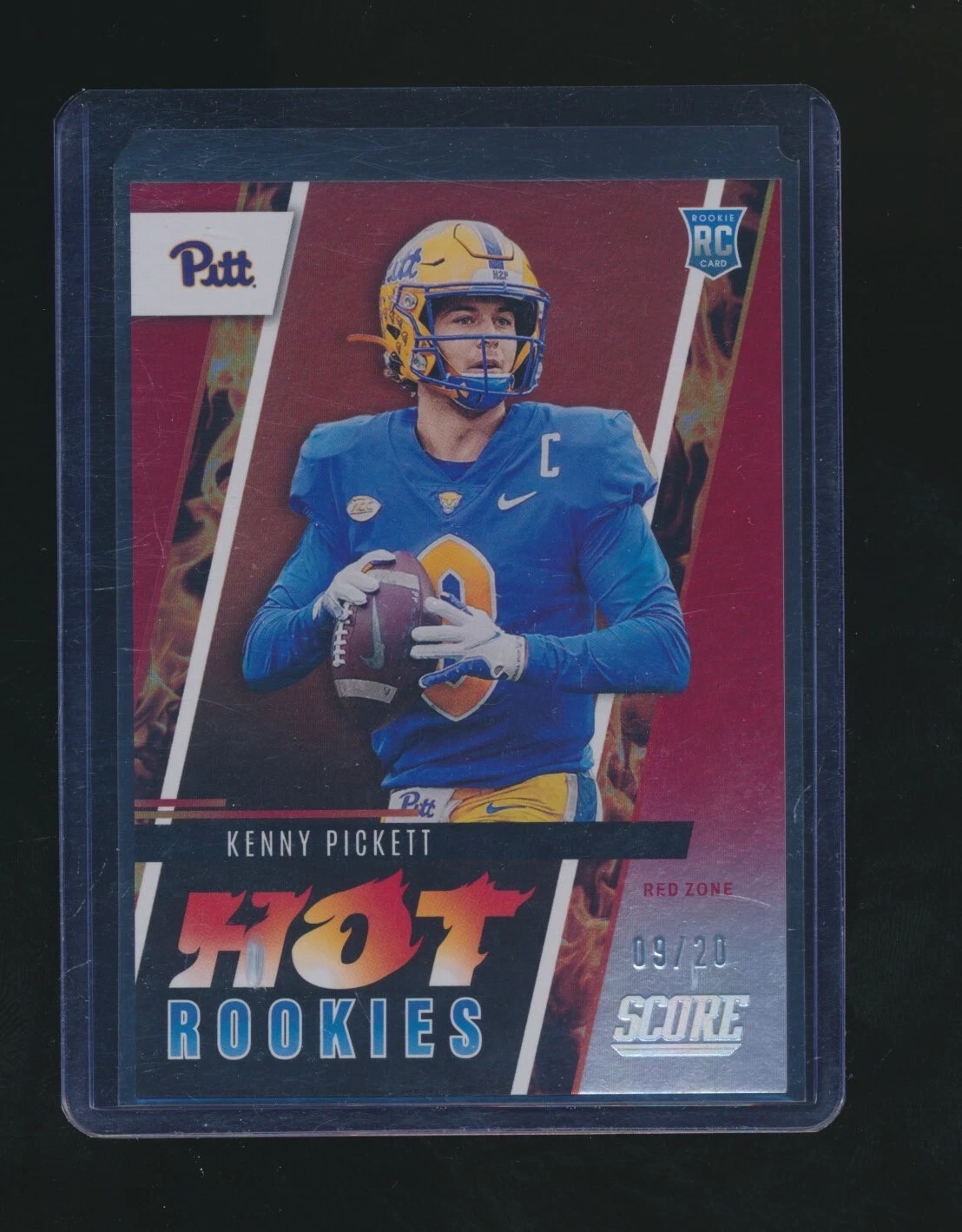 Kenny Pickett Panini Score Hot Rookies #HR1 Red Zone
