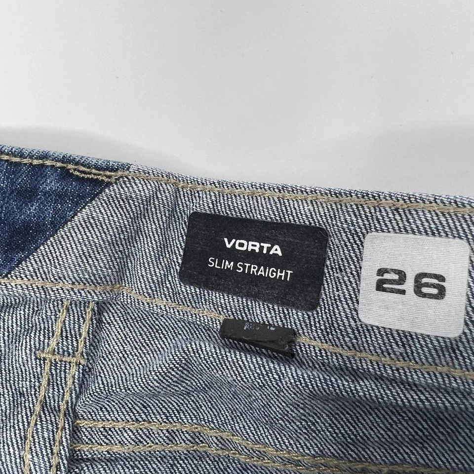 Volcom Vorta Men’s Denim Jeans Slim Straight Leg Regular Fit Size 26 - Image 4 of 4