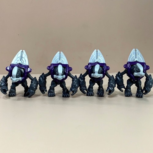 4pcs Mega Construx Halo Grunt Specops Purple Grunt Mini Action Figures Toys - Picture 1 of 7