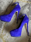 GIUSEPPE ZANOTTI⚡️Ankle strap suede double platform stiletto heels IOB 38EU/8US — photo 6