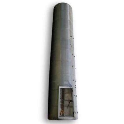 Used 882 Cubic Foot Aluminum Silo, 8' Dia. X 39' High