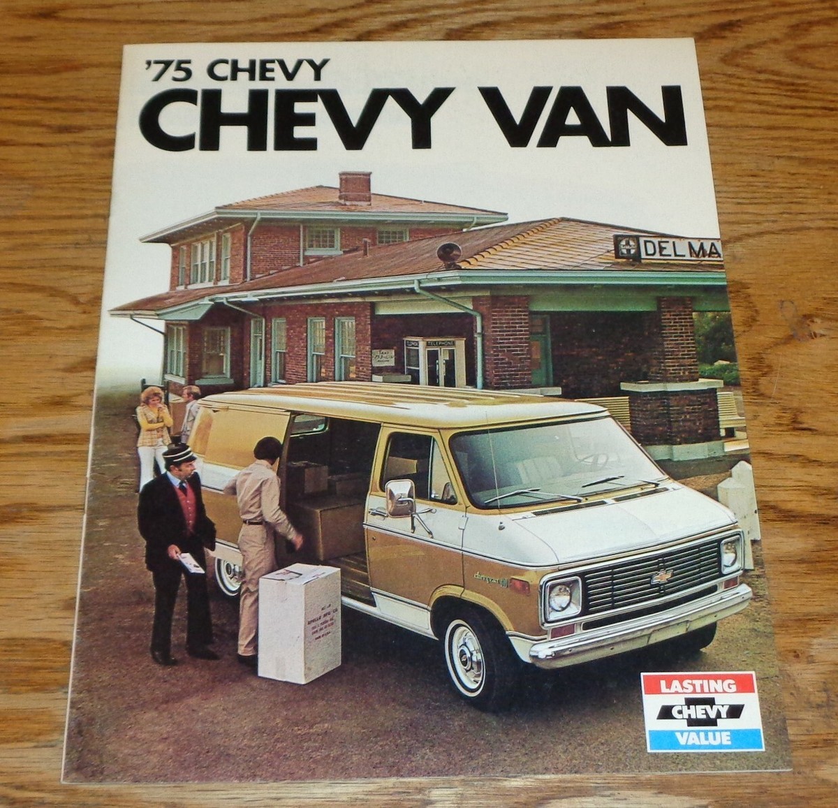 Original 1975 Chevy Van Sales Brochure 75 Chevrolet G10 G20 G30