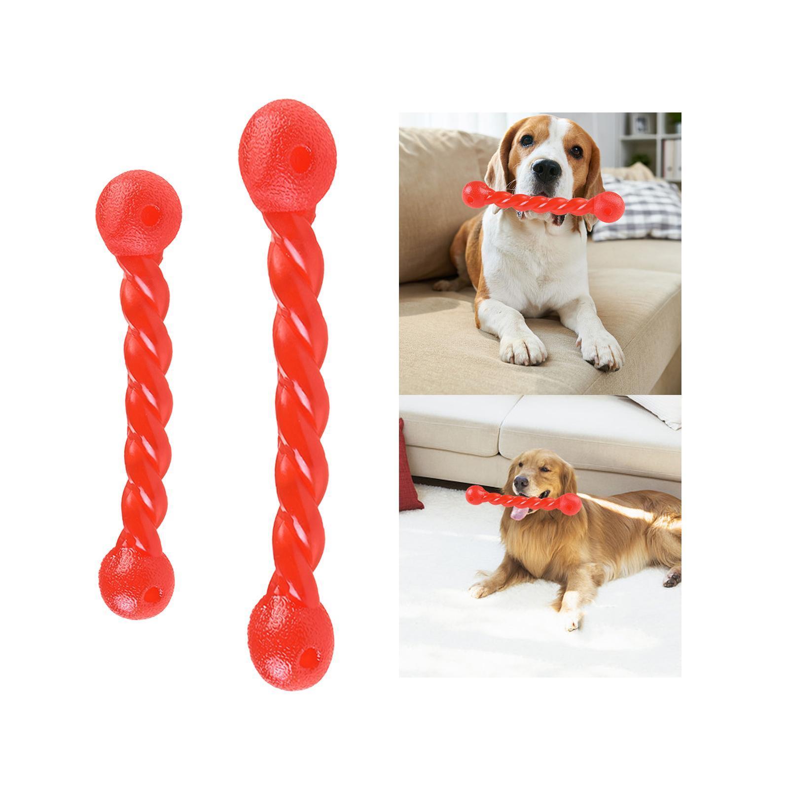 Dog Chew Toys Aggressive Chewers Biting Toys for Dogs Flexible Rubber