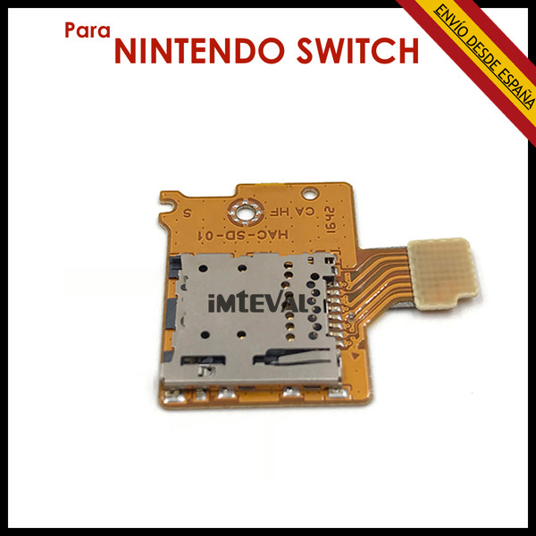 FLEX LECTOR MICRO SD NINTENDO SWITCH RANURA TARJETA REPUESTO