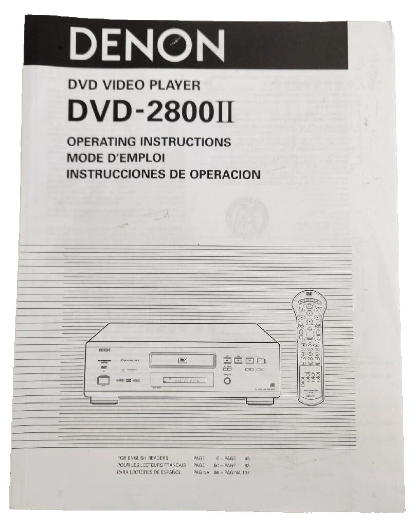 Denon TV, Video & Home Audio Manual & Resources