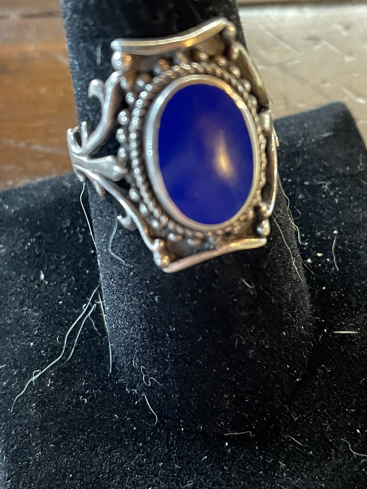 925 STERLING SOLID SILVER DESIGNER RING SIZE  8 1… - image 4