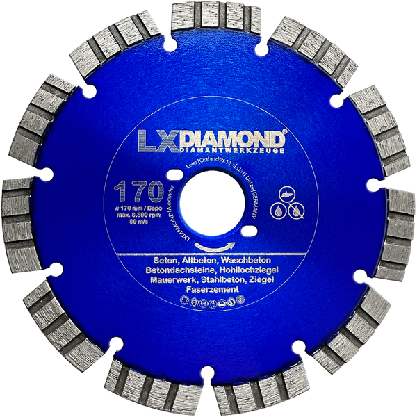 Lxdiamond Diamant-Trennscheibe 170Mm Passend FüR Bepo Ffs 171 Se MontagefräSe-image